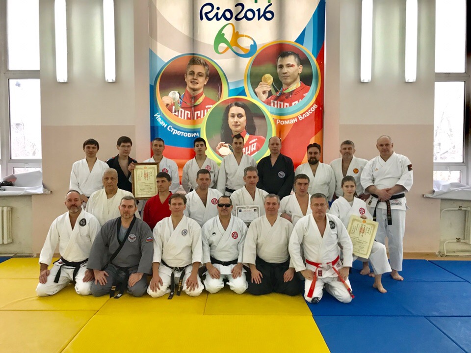 Предновогоднее занятие ассоциации Чёрных поясов Сибири